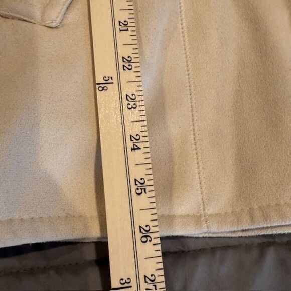 MaxMara Faux Shearling Lined Coat Double Breasted Hooded Plush Size Small - Picture 7 of 10